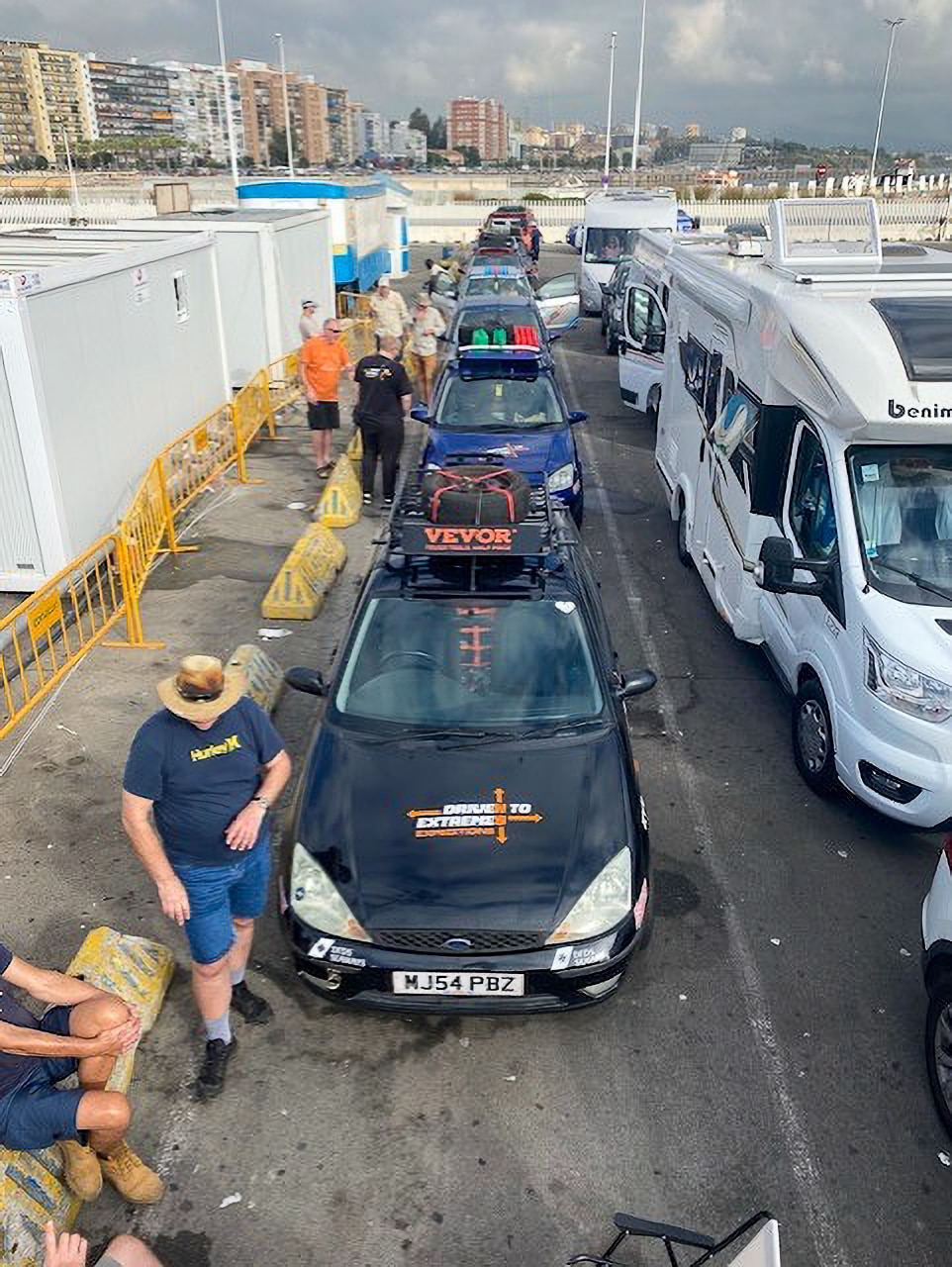 The calm before the sand as the teams land in Morocco